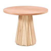 100 cm Yuvarlak Yemek Masası (4 Kişilik) Vega - Ahşap Cilasız Ham