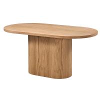 160 cm Oval Meşe Yemek Masası (4-6 Kişilik) Ufo - Ahşap Cilasız Ham