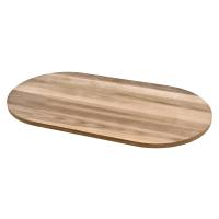 180x90 cm Oval Ceviz Masa Tablası - Ahşap Cilasız Ham