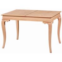 120 cm Dikdörtgen Açılır Yemek Masası (4-6 Kişilik) Rustik - Ahşap Cilasız Ham