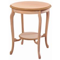 Lüks Yuvarlak 60 cm Ahşap Çiçeklik Saksılık Standı Cilasız Ham
