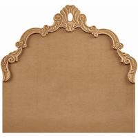 Saltanat 175 cm Oymalı MDF Baza Başlık Ham