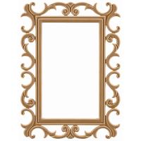 İkon 100 cm Ayna Çerçevesi MDF Ham