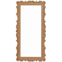Lale 68x140 cm MDF Konsol Duvar Aynası Çerçevesi Cilasız Ham