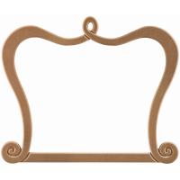 Kabartmalı 100 cm Ayna Çerçevesi MDF Ham