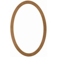 Oval 65x100 cm MDF Konsol Duvar Aynası Çerçevesi Cilasız Ham