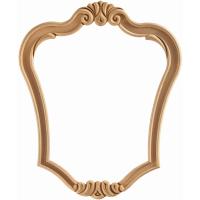 Gala 57x69 cm MDF Konsol Duvar Aynası Çerçevesi Cilasız Ham