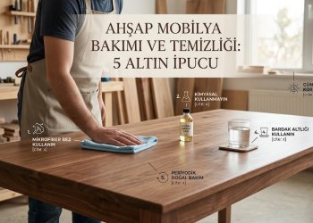 Ahşap Mobilya Bakımı ve Temizliği Hakkında 5 Altın İpucu