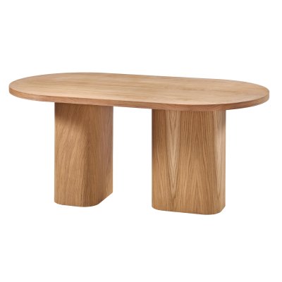 180 cm Oval Meşe Yemek Masası (6-8 Kişilik) Ela - Ahşap Cilasız Ham