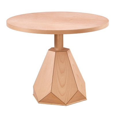 120 cm Yuvarlak Yemek Masası (4-6 Kişilik) Pırlanta - Ahşap Cilasız Ham
