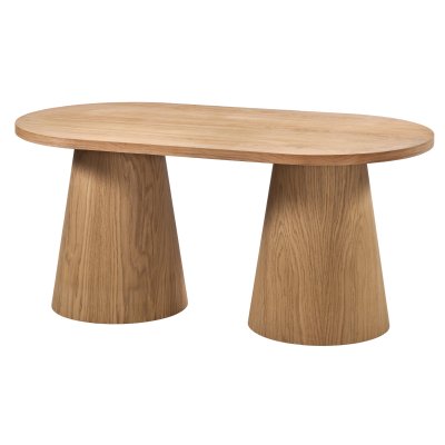 160 cm Oval Meşe Yemek Masası (4-6 Kişilik) Fıçı - Ahşap Cilasız Ham