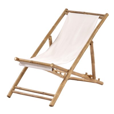 Bambu Katlanabilir Bahçe ve Balkon Şezlongu