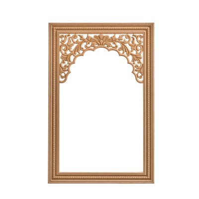 Monarosa 70x105 cm MDF Konsol Duvar Aynası Çerçevesi Cilasız Ham