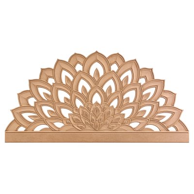 Marıa Teressa 180x90 cm MDF Yatak Başlığı Cilasız Ham