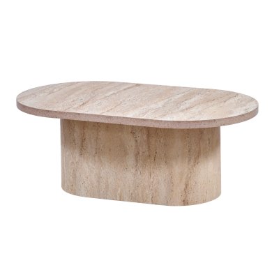Milano-130-cm-Oval-Modern-Dekoratif-Orta-Sehpa-Traverten-Desenli-MDflam