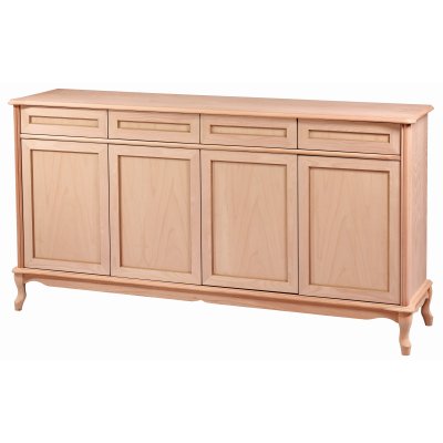 Lükens 180 cm Ahşap Salon Konsolu Cilasız Ham