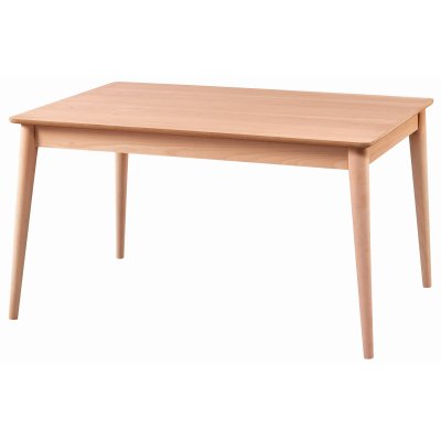 140 cm Dikdörtgen Retro Yemek Masası (4-6 Kişilik) - Ahşap Cilasız Ham
