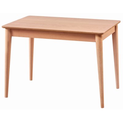 110 cm Dikdörtgen Retro Yemek Masası (4-6 Kişilik) - Ahşap Cilasız Ham