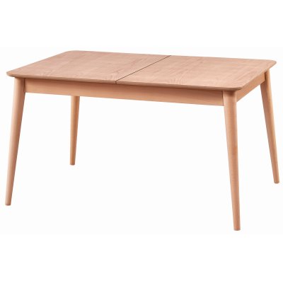 140 cm Dikdörtgen Açılır Yemek Masası (4-6 Kişilik) Retro - Ahşap Cilasız Ham