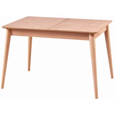 120 cm Dikdörtgen Açılır Yemek Masası (4-6 Kişilik) Retro - Ahşap Cilasız Ham
