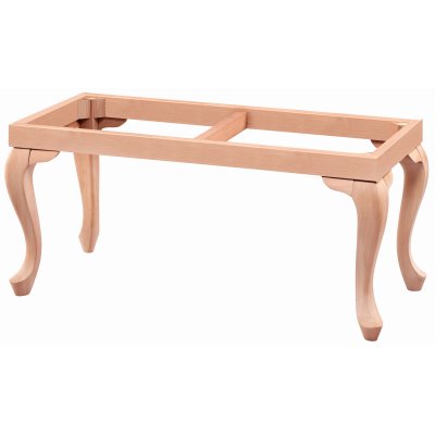 Lükens 90 cm Ahşap Puf Modeli Cilasız Ham