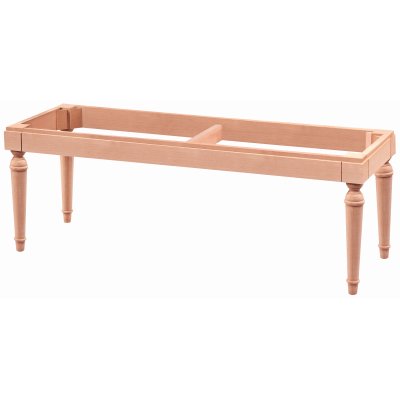 Tornalı Kasalı 120 cm Ahşap Puf Modeli Cilasız Ham
