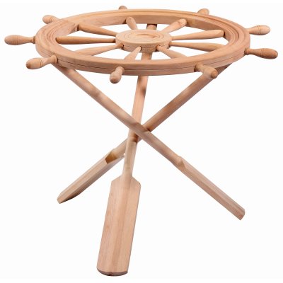 Dümen 80 cm Ahşap Yan Sehpa Modeli Cilasız Ham