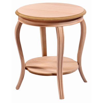 Ağaç Kısa Yuvarlak 50 cm Ahşap Çiçeklik Saksılık Standı Cilasız Ham