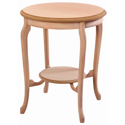 Lüks Yuvarlak 60 cm Ahşap Çiçeklik Saksılık Standı Cilasız Ham