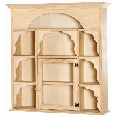 Şerbetlik Baharatlık 90 cm Ahşap Mutfak Duvar Tereği Dolabı Cilasız Ham