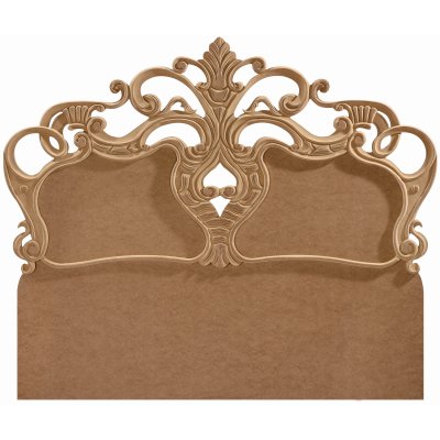 Nova 180 cm Oymalı MDF Baza Başlık Ham