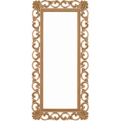 Lilyum 90x180 cm MDF Boy Aynası Çerçevesi Cilasız Ham