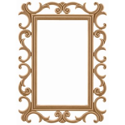 İkon 100 cm Ayna Çerçevesi MDF Ham