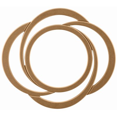 Alfa 103x90 cm MDF Konsol Duvar Aynası Çerçevesi Cilasız Ham