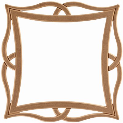 Dekupeli 85 cm Ayna Çerçevesi MDF Ham