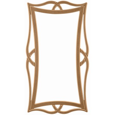 Dekupeli 140 cm Ayna Çerçevesi MDF Ham