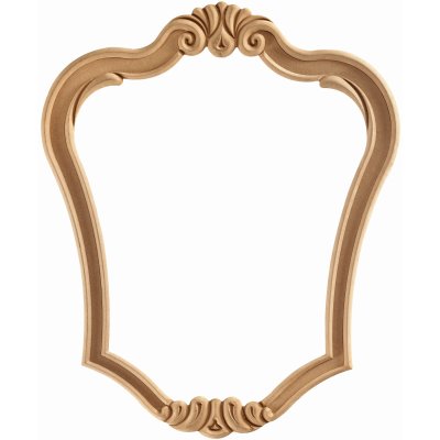 Gala 57x69 cm MDF Konsol Duvar Aynası Çerçevesi Cilasız Ham