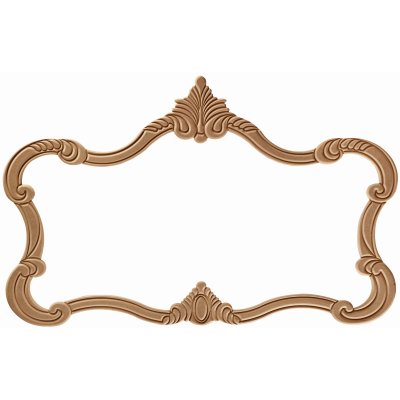 Napoli Yatık 163x106 cm MDF Konsol Duvar Aynası Çerçevesi Cilasız Ham