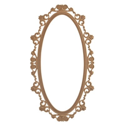 Şirin 140 cm Ayna Çerçevesi MDF Ham