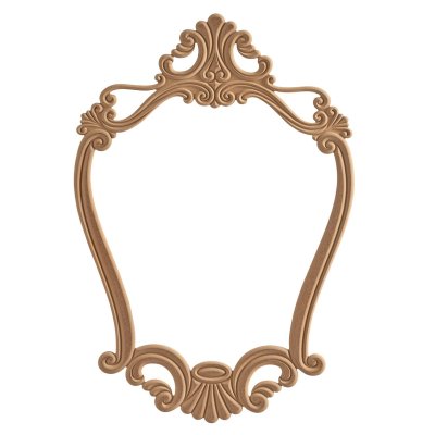 Mira 71x104 cm MDF Konsol Duvar Aynası Çerçevesi Cilasız Ham