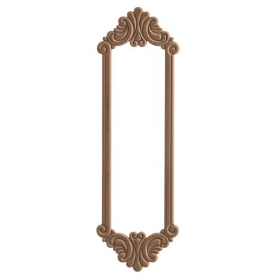 Mira 3’Lü 33x100 cm MDF Konsol Duvar Aynası Çerçevesi Cilasız Ham