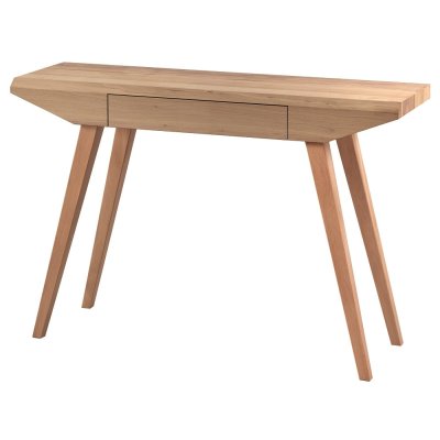 Poli Ceviz 120 cm Ahşap Antre Dresuar Modeli Cilasız Ham