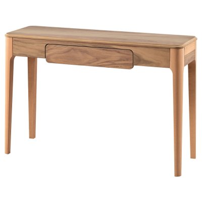Soft Ceviz 120 cm Ahşap Antre Dresuar Modeli Cilasız Ham