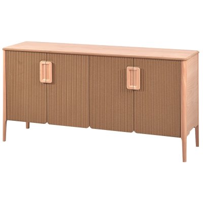 Soft 180 cm MDF Fitil Kapaklı Ahşap Konsol Ham 