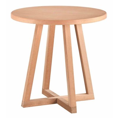 80 cm Yuvarlak Yemek Masası (2-4 Kişilik) New - Ahşap Cilasız Ham