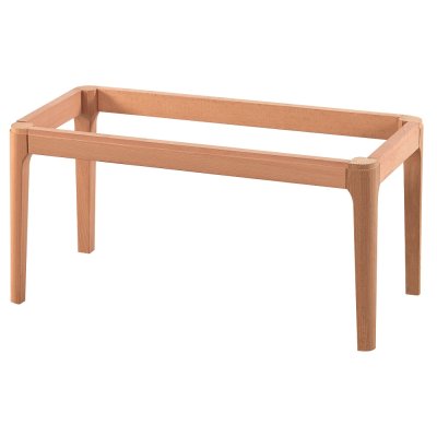 Soft 80 cm Ahşap Puf Modeli Cilasız Ham